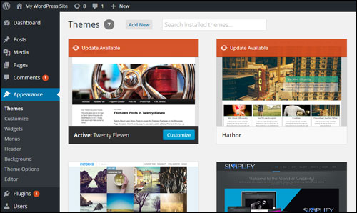 Upgrading WordPress Theme In Your Dashboard