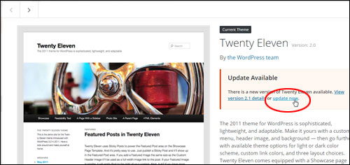 Theme Management: Upgrading Themes In WordPress