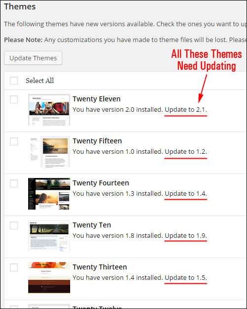 Upgrading Your Themes