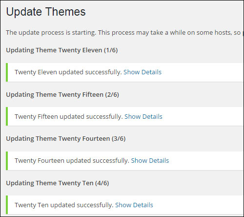 WordPress Theme Management: Updating WP Themes In The WP Dashboard