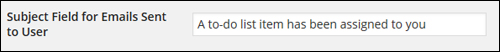 WordPress plugin to do lists - Show Who Assigned the To Do Item in Email