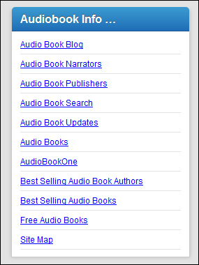 Pages Widget on blog sidebar