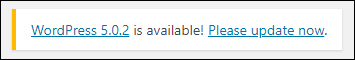 WordPress 5.0.2 - WordPress Update