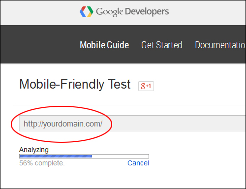 Google Mobile Friendly Tool