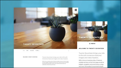 WordPress 4.7 - Twenty Seventeen Theme