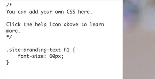 Custom CSS